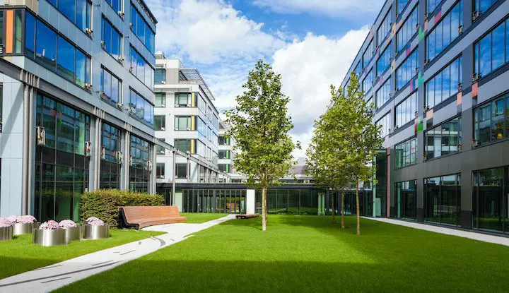 large workplace campus