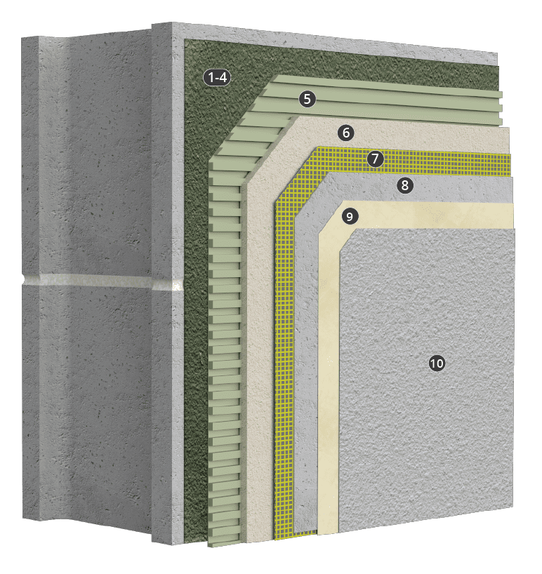 StoPowerwall<sup>®</sup> – ExtraSeal with Sto Crack Defense option