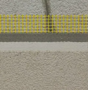 Sto Crack Defense system with Sto Mesh embedded in a basecoat to prevent stucco cracks.