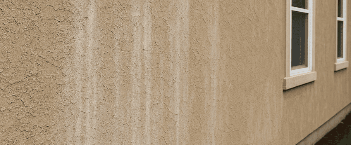 Faded Stucco Wall with Window