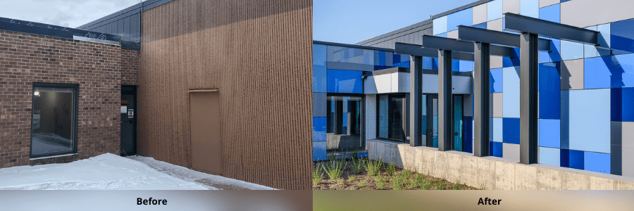 Cafesjian before and after