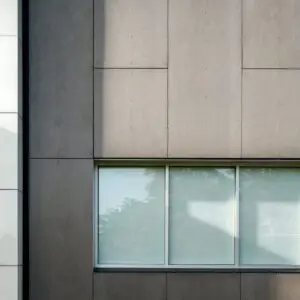 Modern Commercial Building Facade Featuring StoVentec&reg; Fiber Cement Panels In A High-performance Rainscreen System