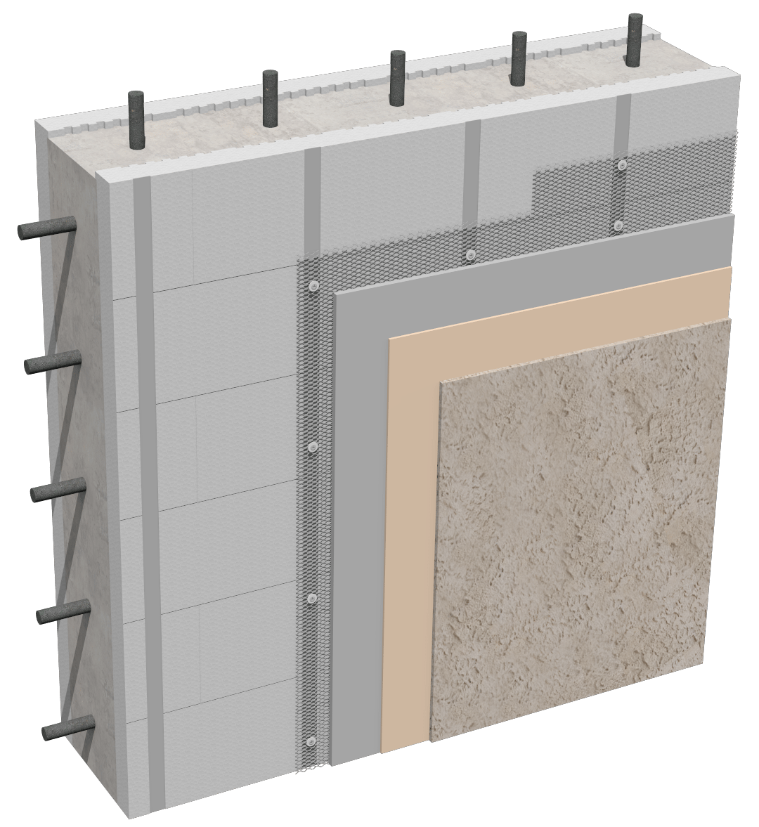 47  Exterior finish icf foundation with Sample Images