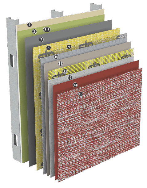 StoPowerwall<sup>®</sup> – DrainScreen with Sto Crack Defense option