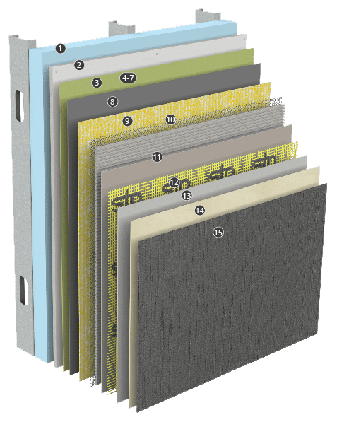 StoPowerwall<sup>®</sup> ci – Inbound with Sto Crack Defense option.